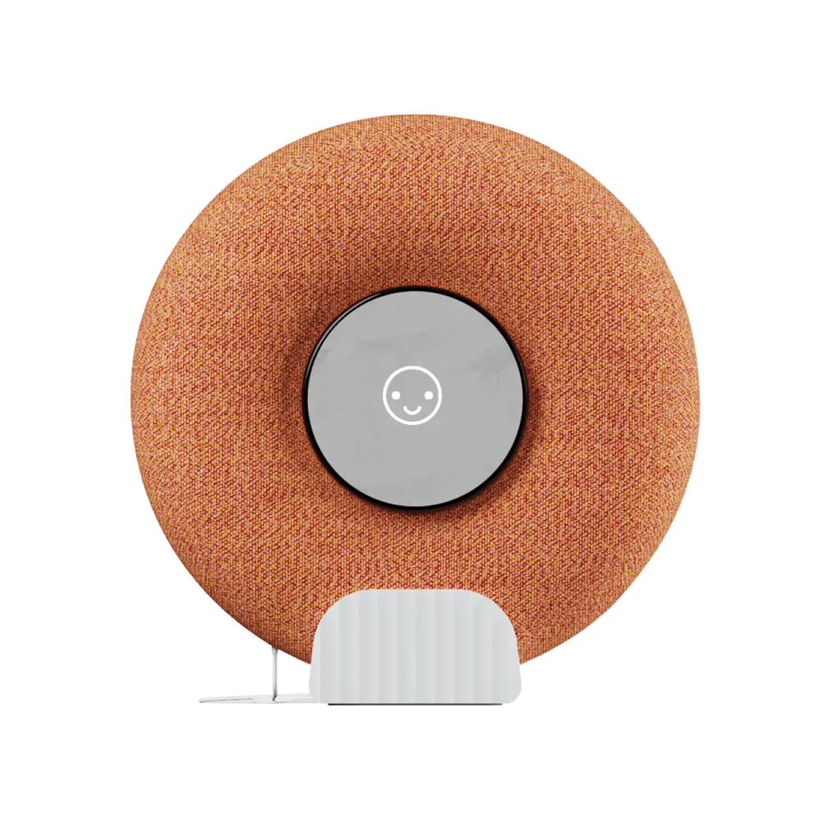 A donut dressed up as a Smart Assistant
